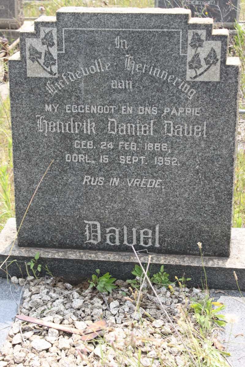 DAVEL Hendrik Daniel 1886-1952