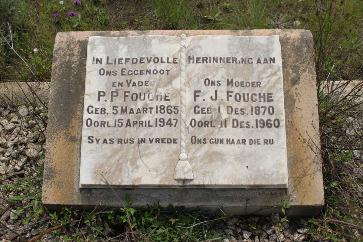 FOUCHE P.P. 1865-1947 &amp; F.J. 1870-1960