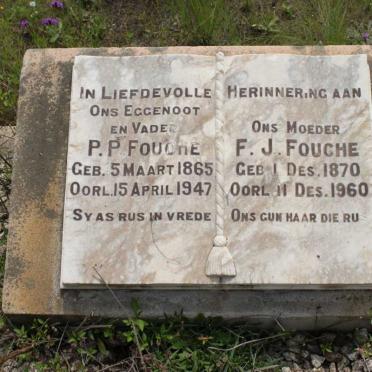 FOUCHE P.P. 1865-1947 &amp; F.J. 1870-1960