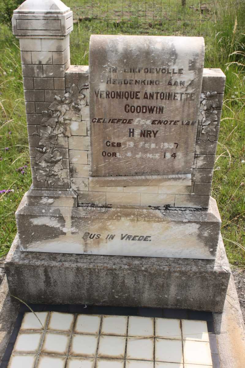 GOODWIN Veronique Antoinette 1907-1947
