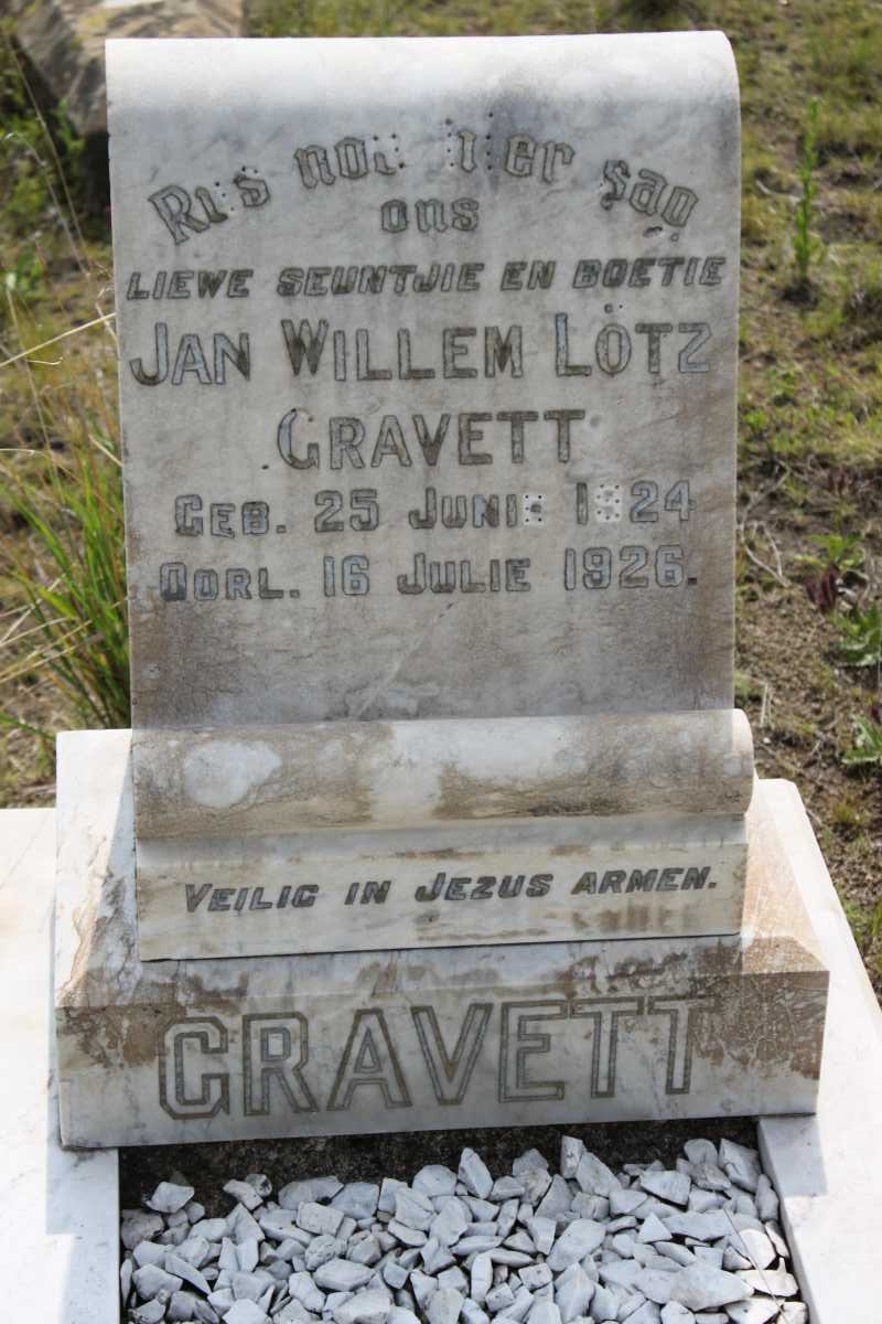 GRAVETT Jan Willem Lotz 1924-1926