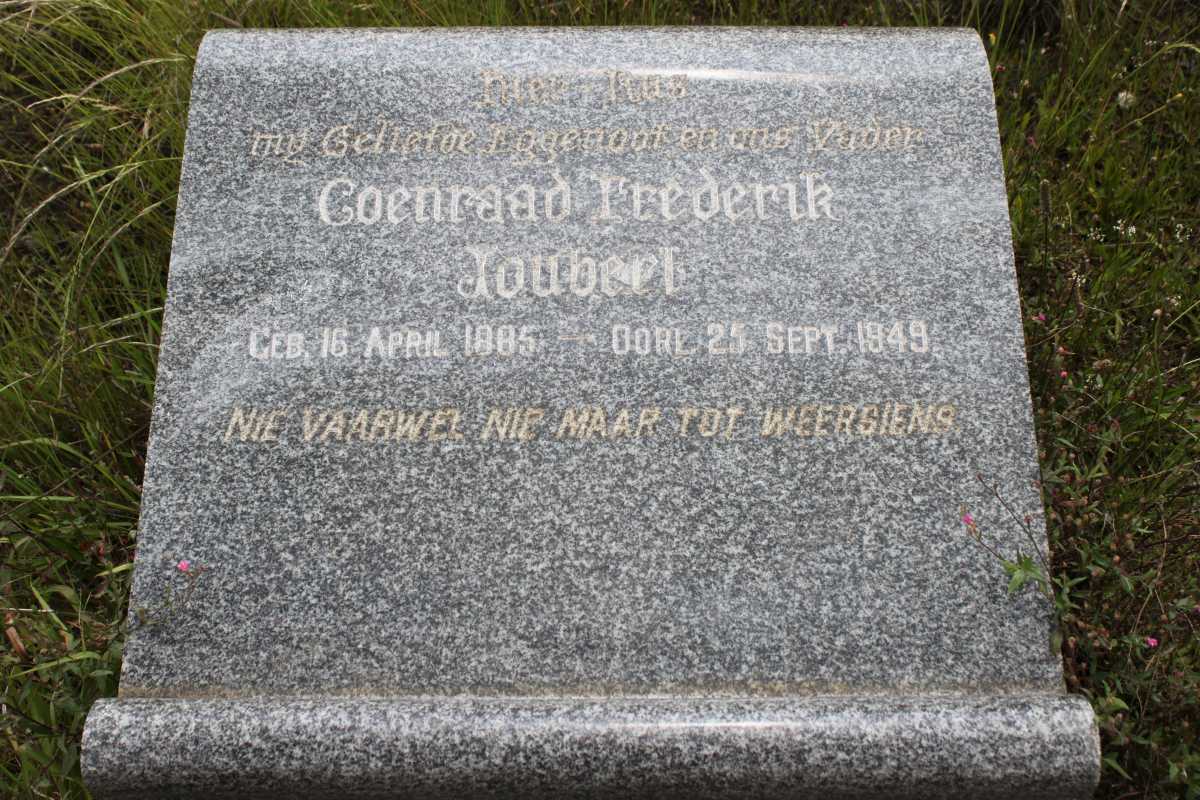 JOUBERT Coenraad Frederik 1885-1949