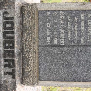 JOUBERT Josua F. 1898-1947
