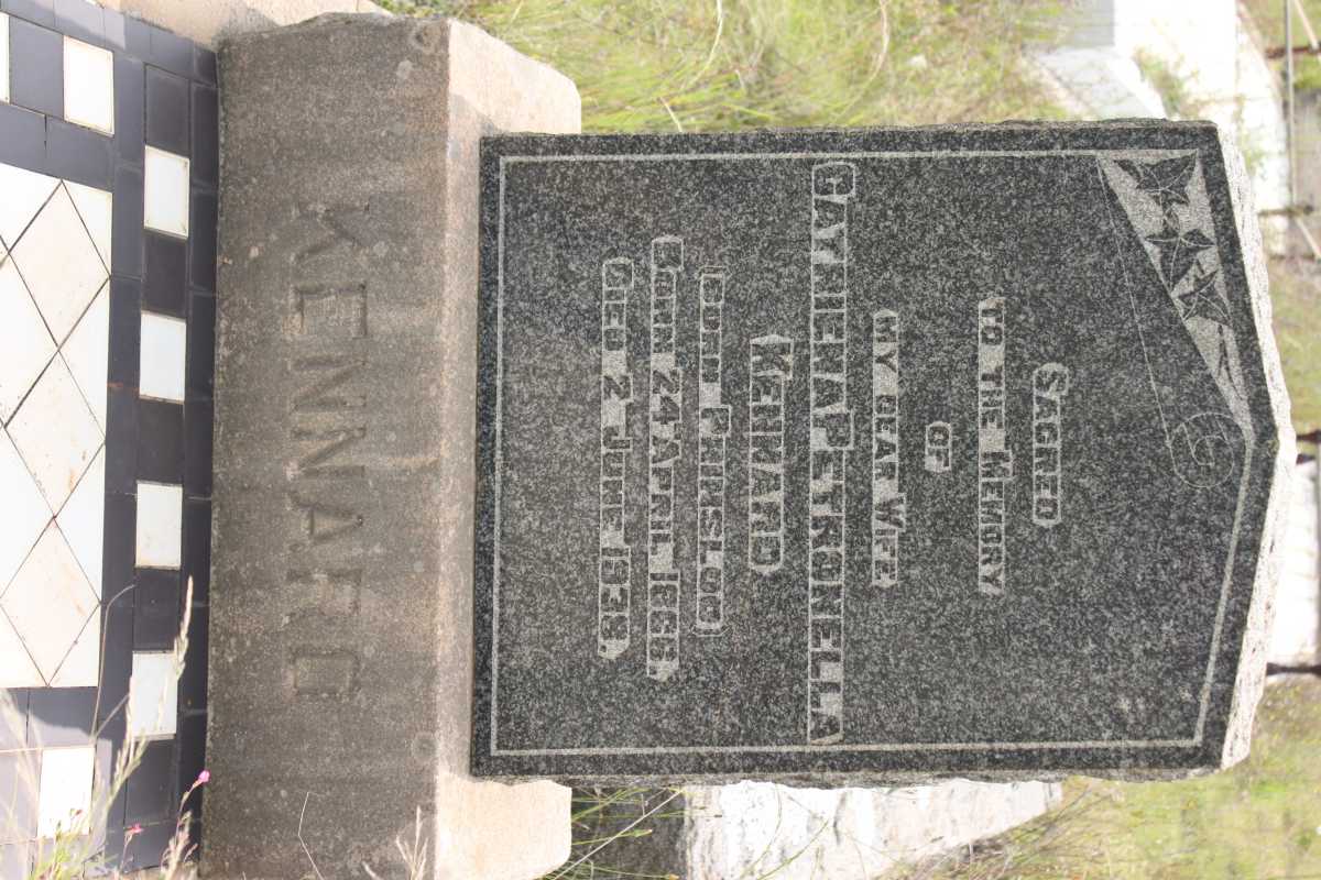 KENNARD Catriena Petronella nee PRINSLOO 1866-1938
