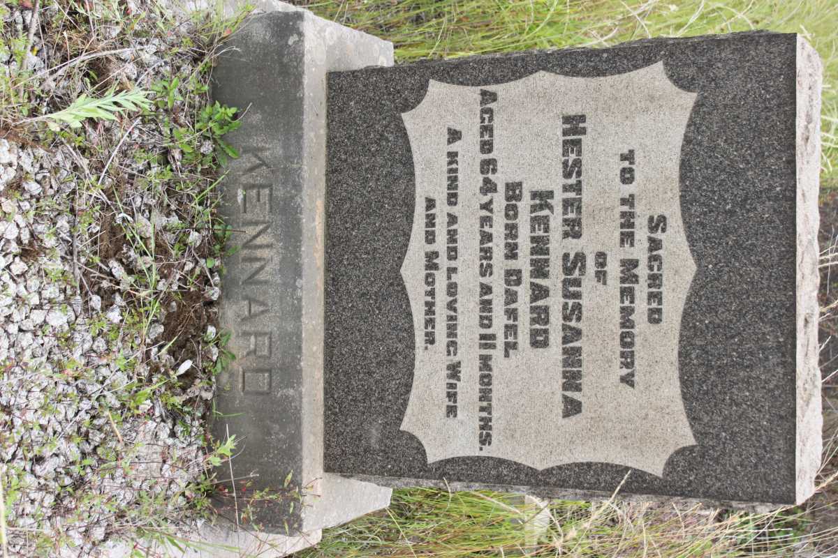 KENHARD Hester Susanna nee DAFEL