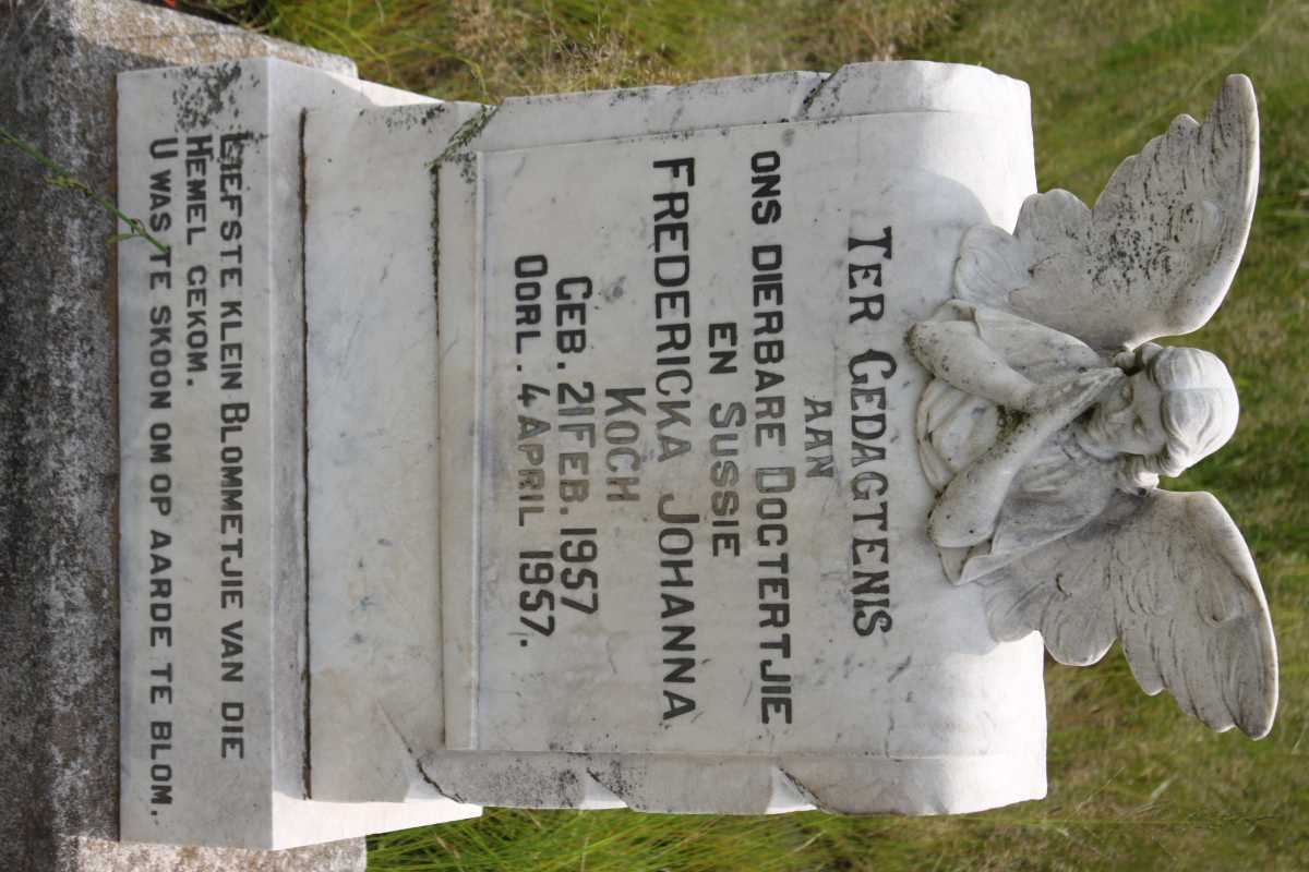 KOCH Fredericka Johanna 1957-1957