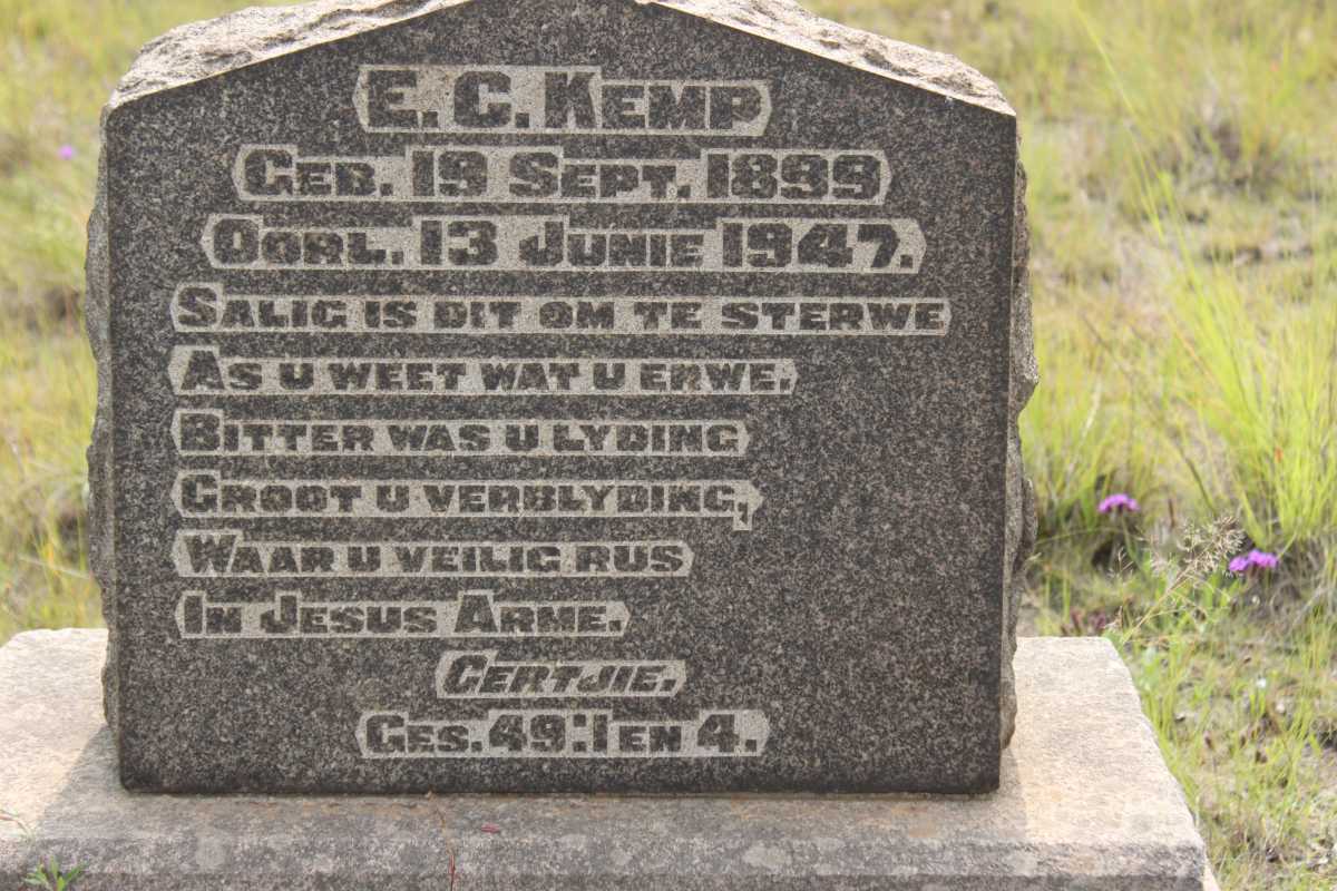 KEMP E.C. 1899-1947