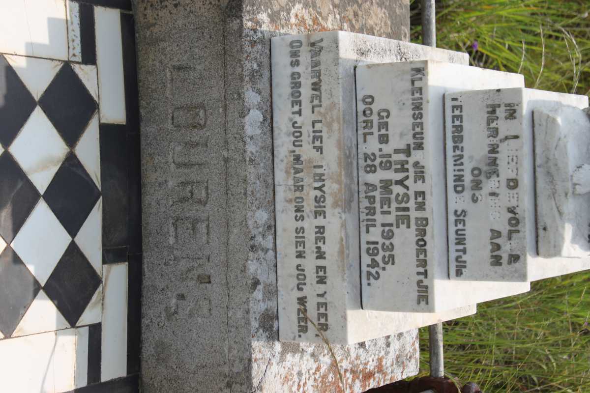 LOURENS Thysie 1935-1942