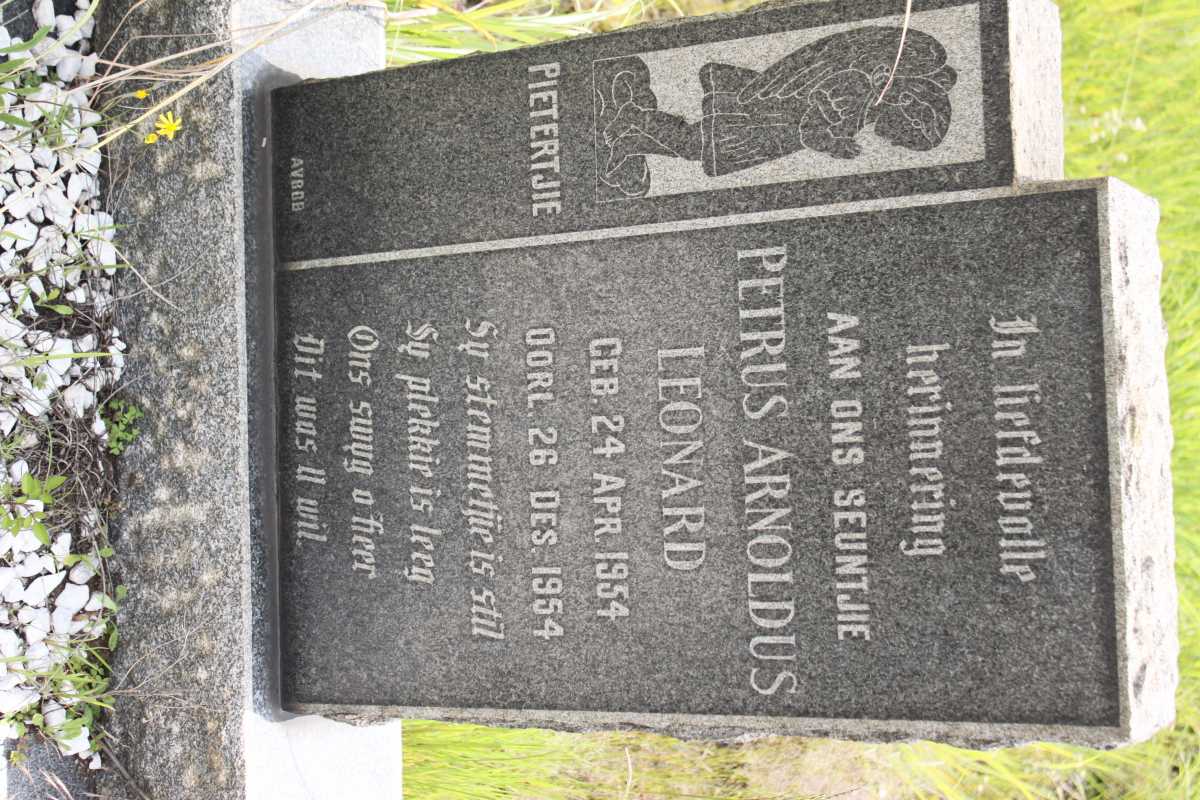 LEONARD Petrus Arnoldus 1954-1954