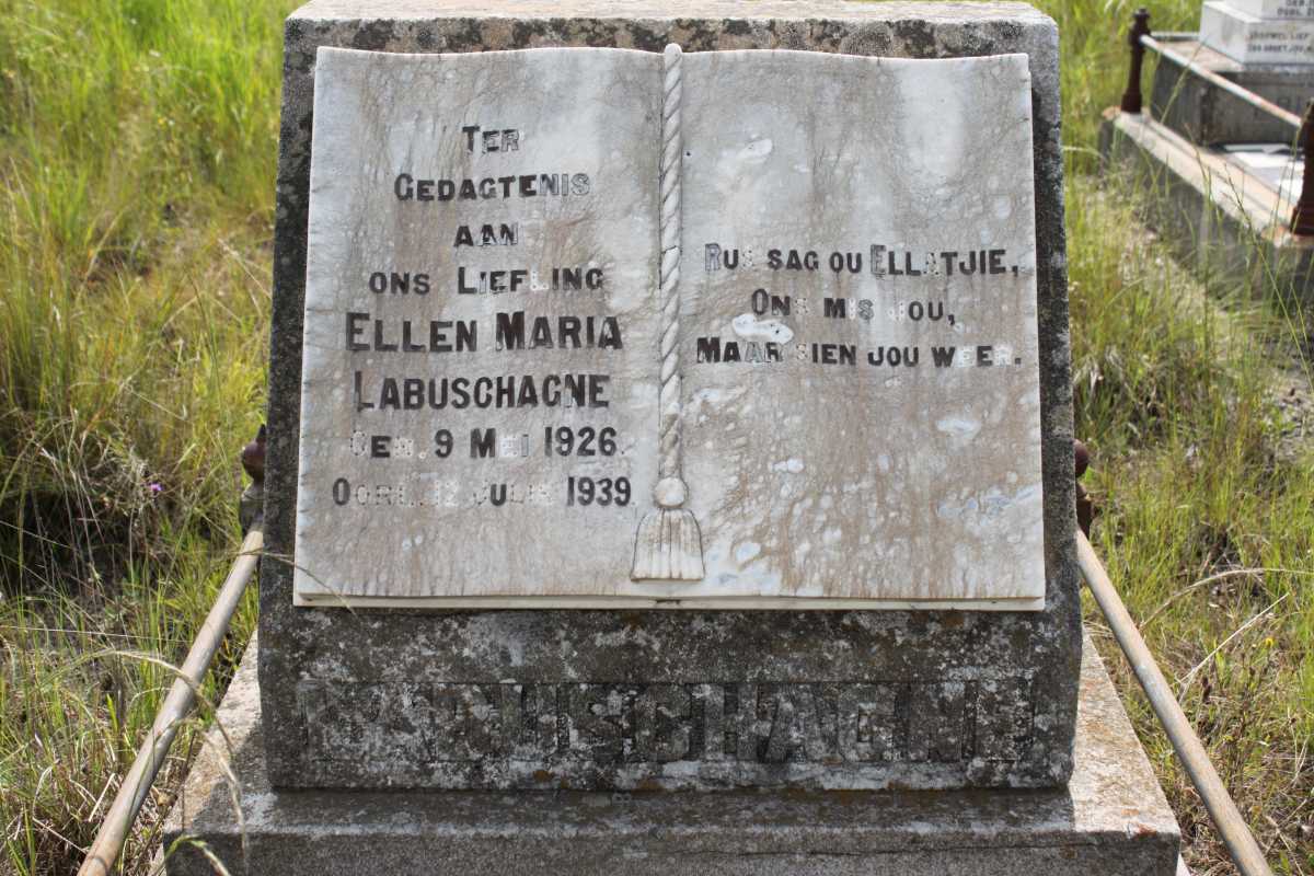 LABUSCHAGNE Ellen Maria 1926-1939