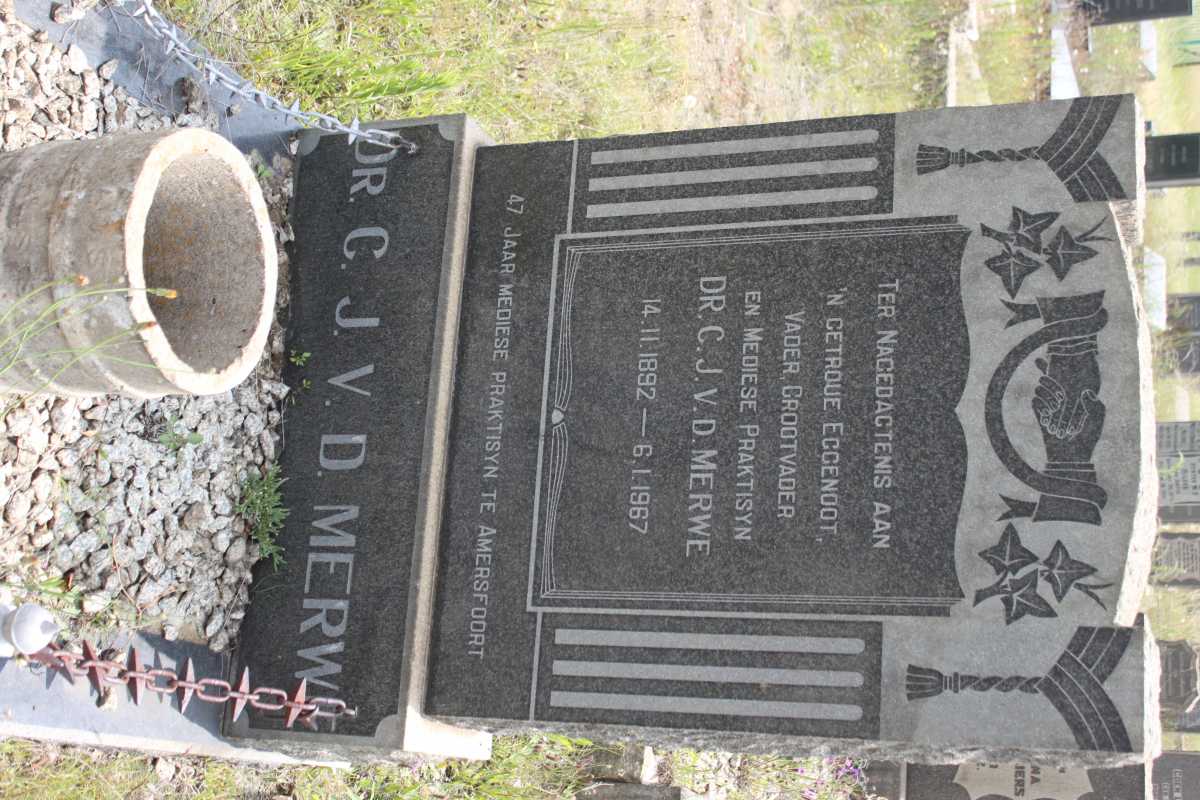 MERWE C.J., v.d. 1892-1967
