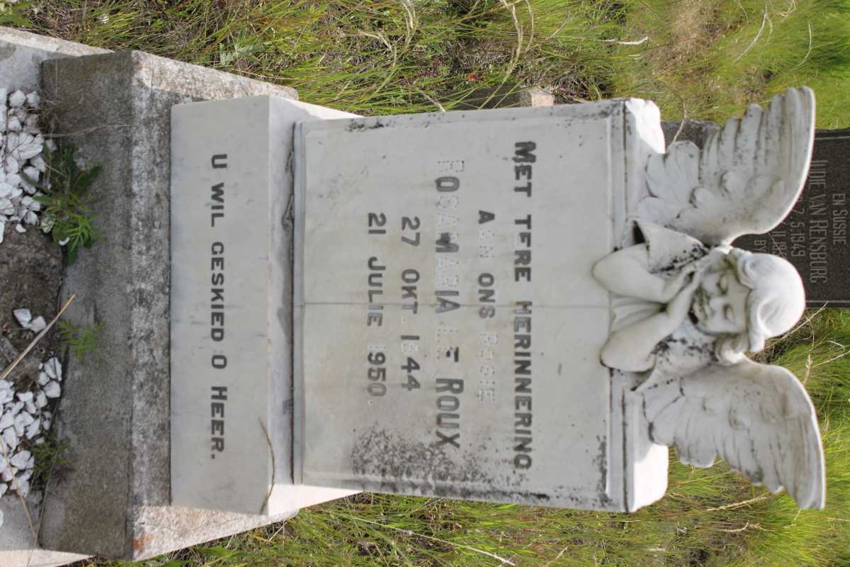ROUX Rosamaria, le 1944-1950
