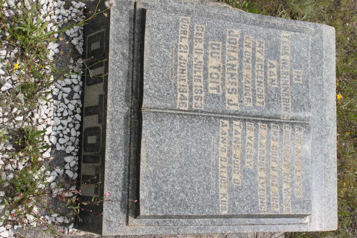 TOIT Johannes J., du 1863-1946