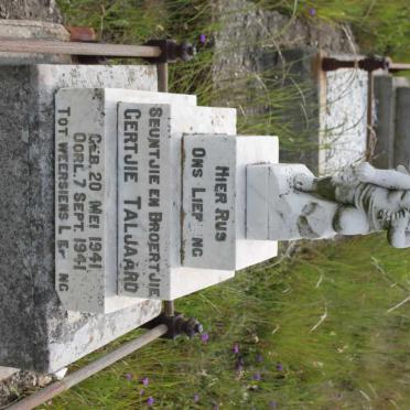 TALJAARD Gertjie 1941-1941