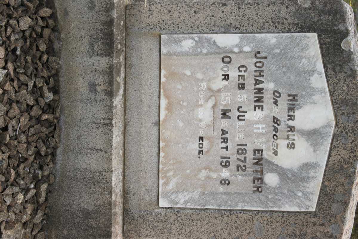 VENTER Johannes H. 1872-1946