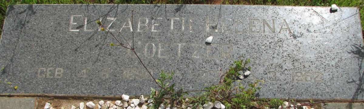 COETZER Elizabeth Helena 1892-1962