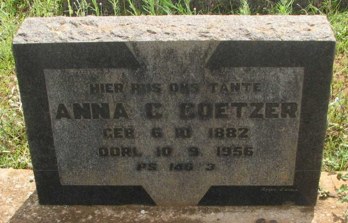 COETZER Anna C. 1882-1956