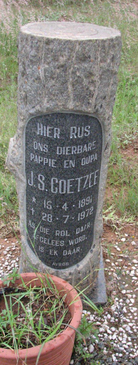 COETZEE J.S. 1891-1972