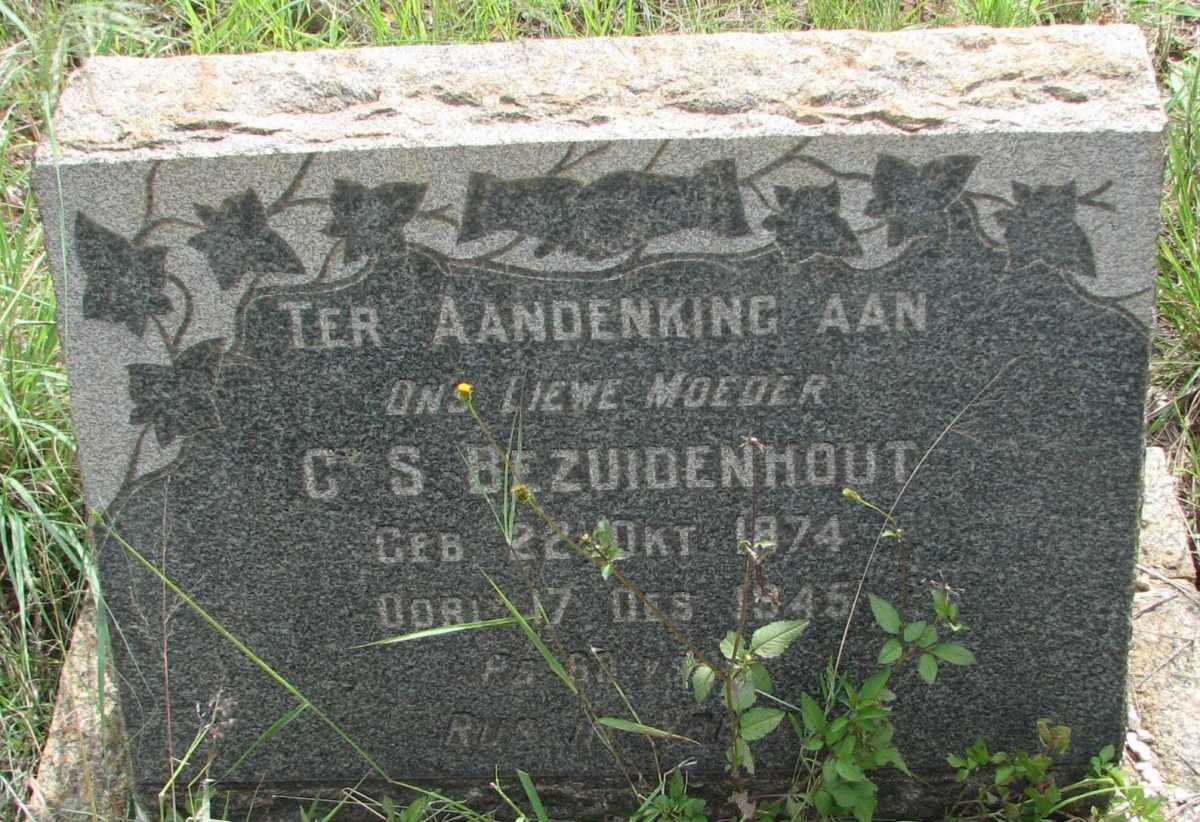 BEZUIDENHOUT C.S. 1874-1945