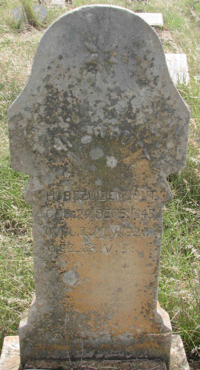BEZUIDENHOUT H. 1845-1921