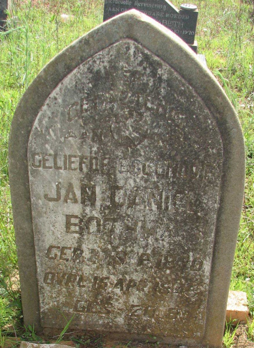 BOTHMA Jan Daniel 1870-19??