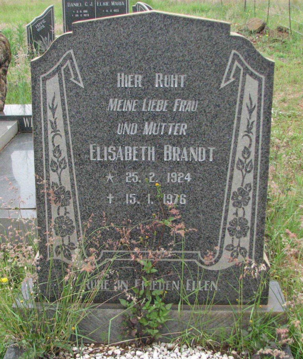 BRANDT Elisabeth 1924-1976