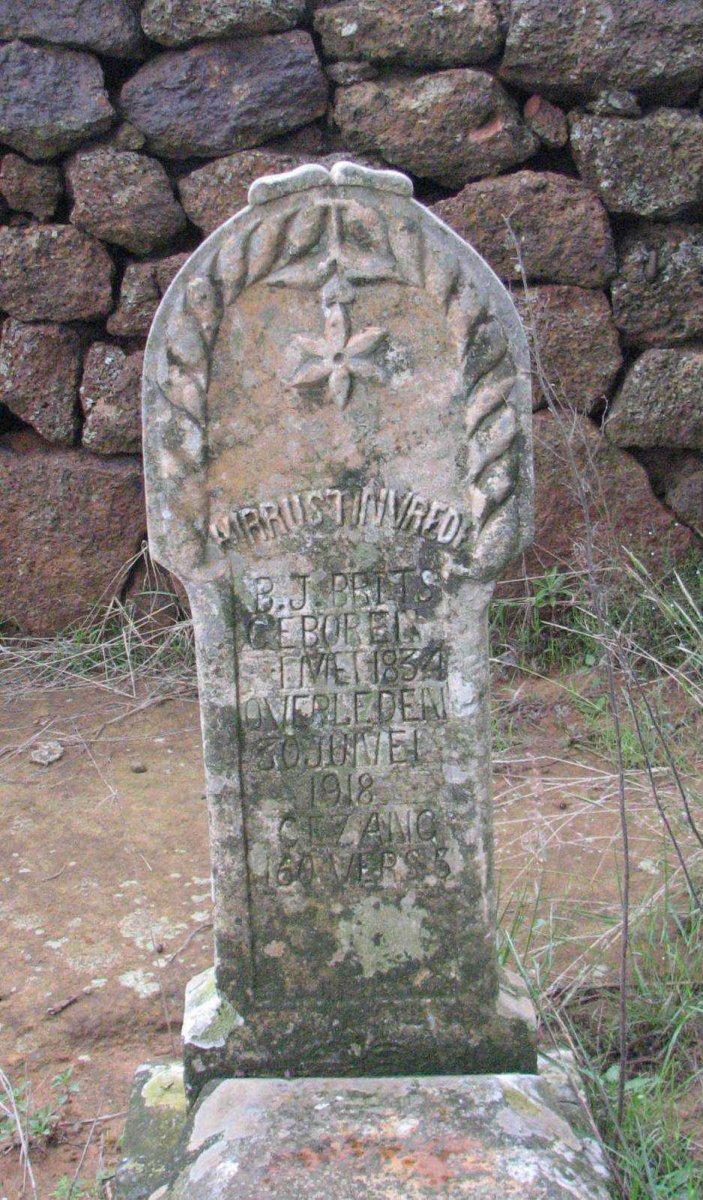 BRITS B.J. 1834-1918