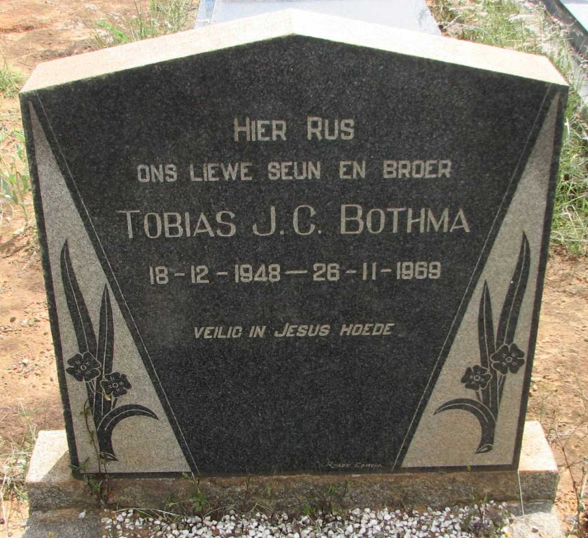 BOTHMA Tobias J.C. 1948-1969