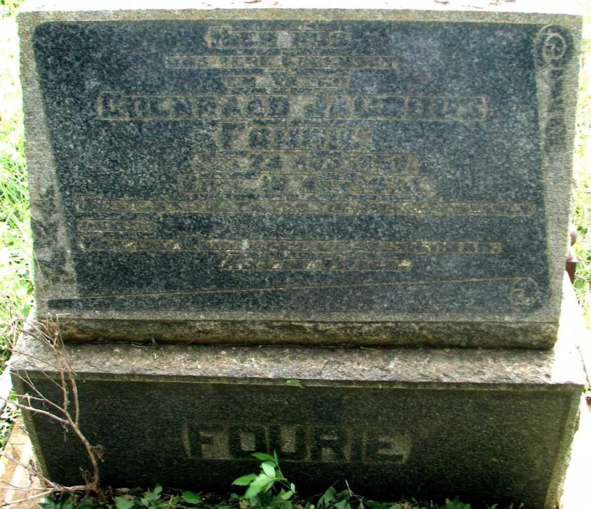 FOURIE Coenraad Jacobus