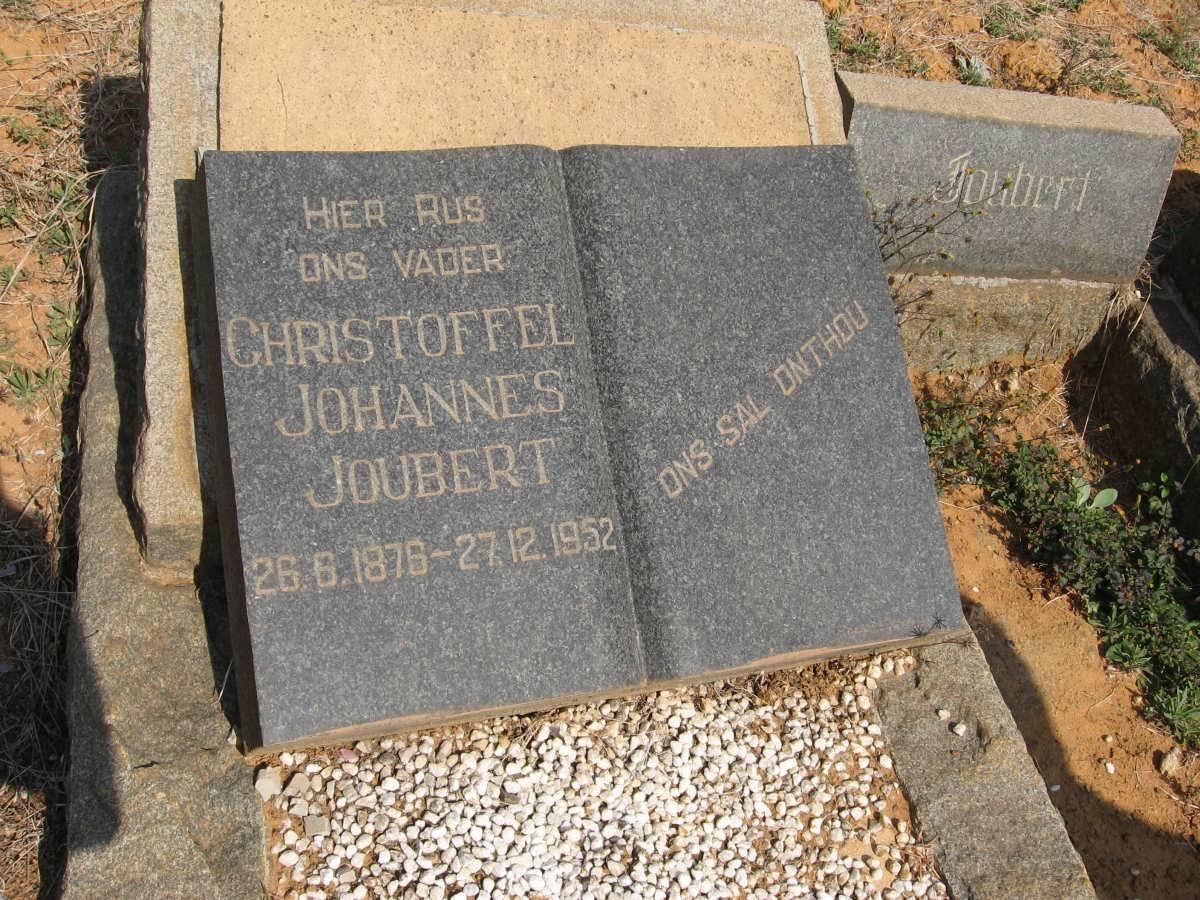 JOUBERT Christoffel Johannes 1876-1952