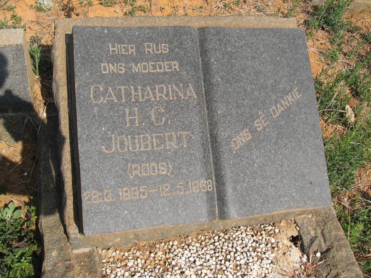 JOUBERT Catharina H.C. nee ROOS 1885-1968