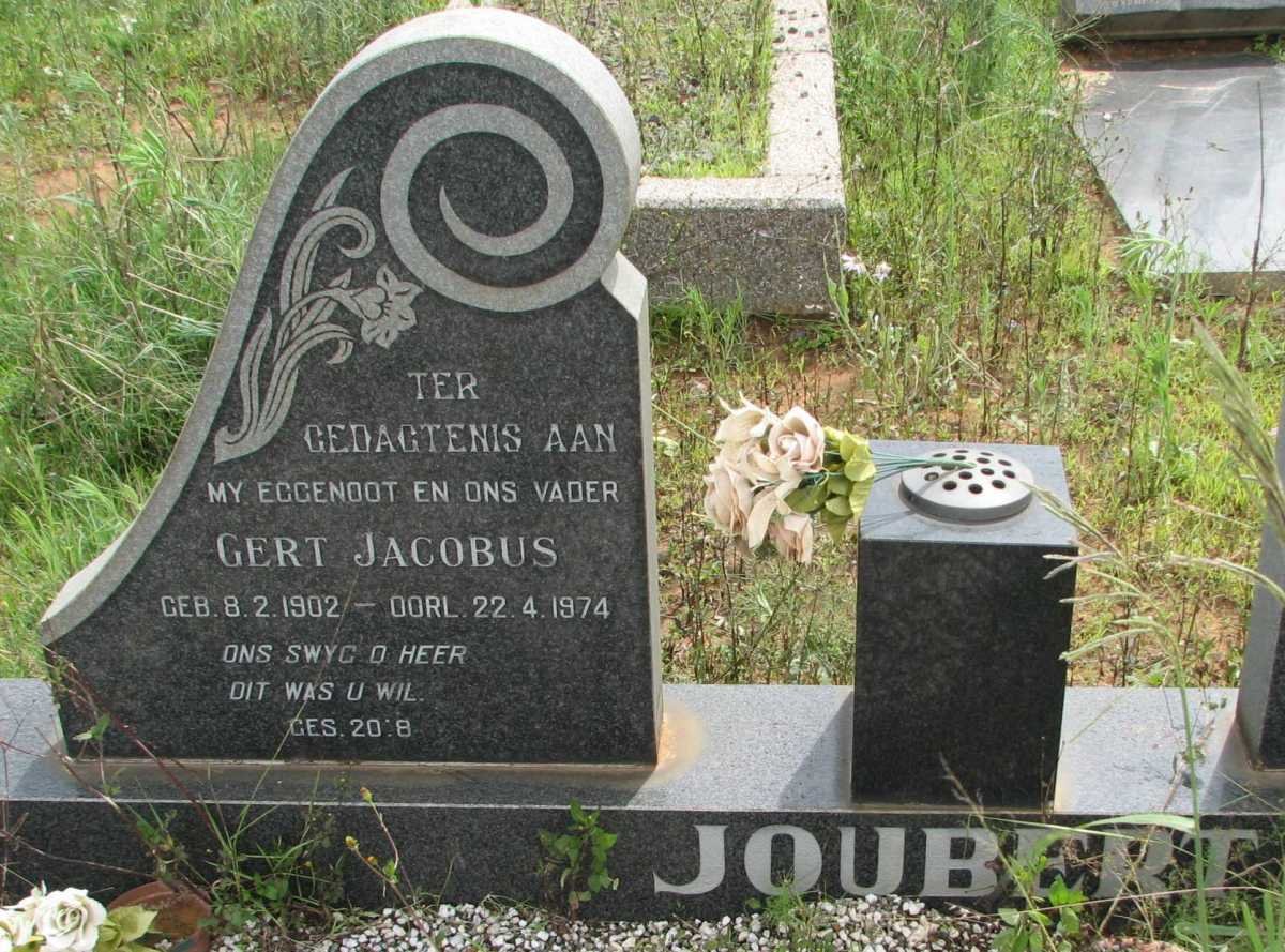 JOUBERT Gert Jacobus 1902-1974