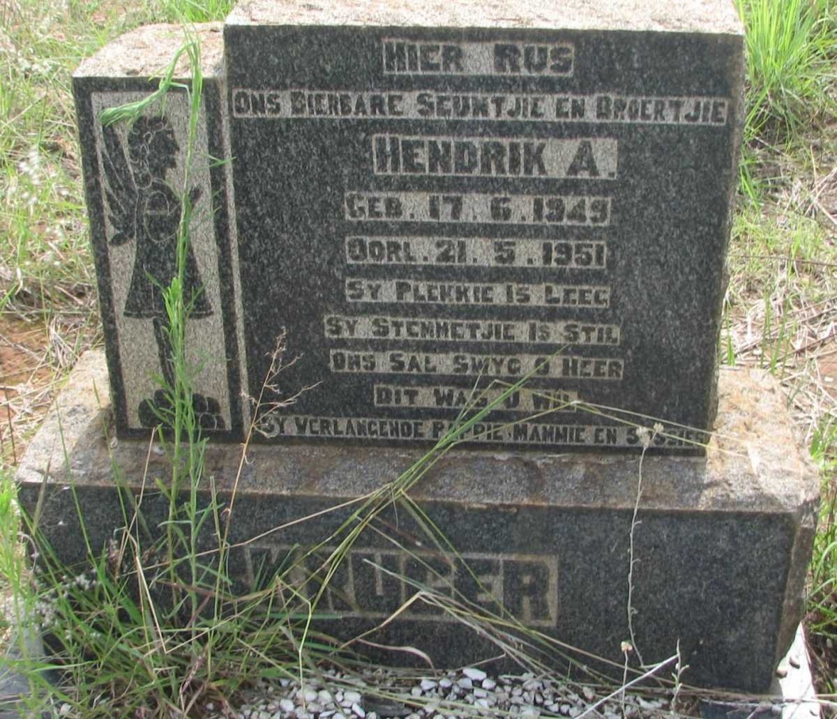 KRUGER Hendrik A. 1949-1951