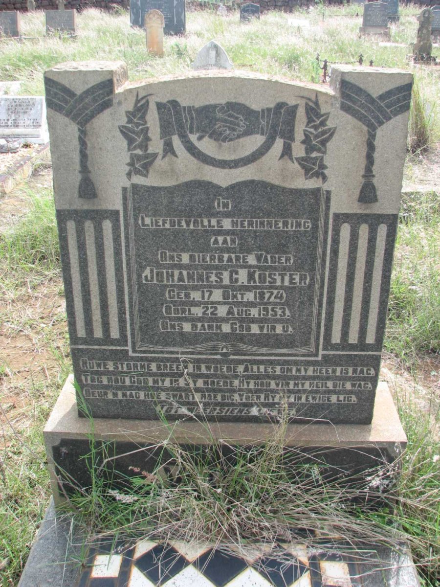 KOSTER Johannes C. 1874-1953