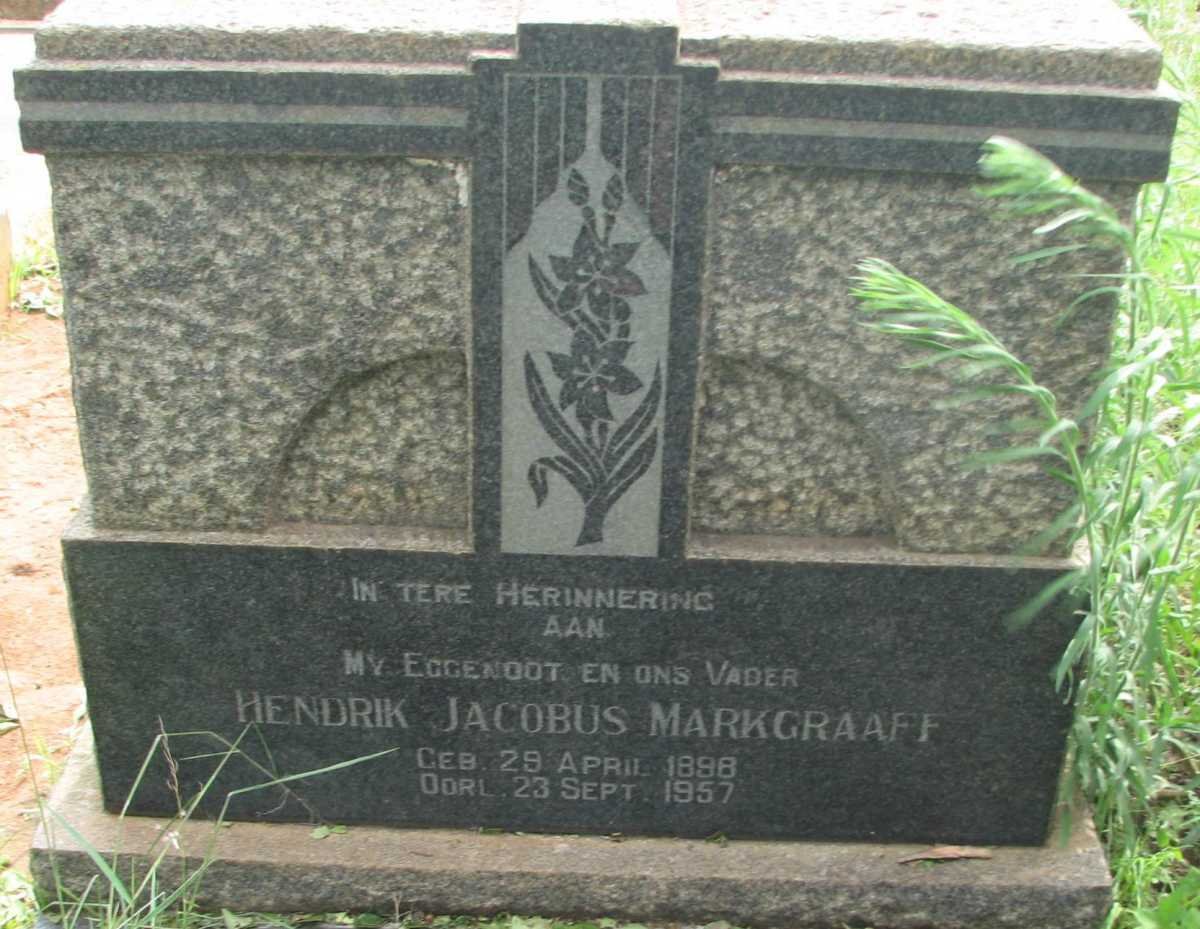 MARKGRAAFF Hendrik Jacobus 1898-1957