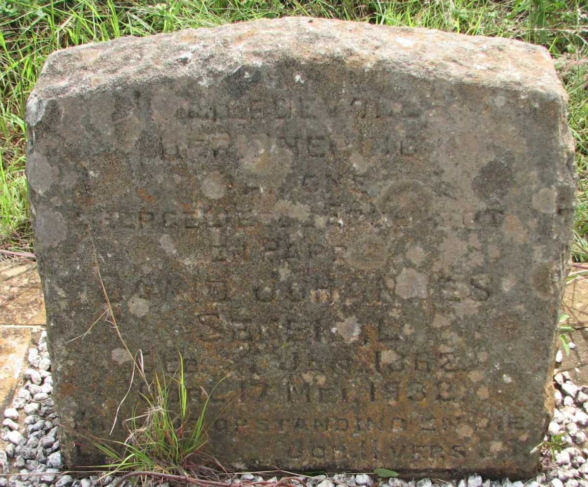 SENEKAL Dawid Johan 1862-1933