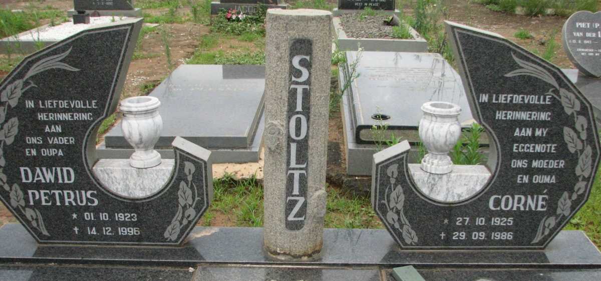 STOLTZ Dawid Petrus 1923-1996 &amp; Corné 1925-1986