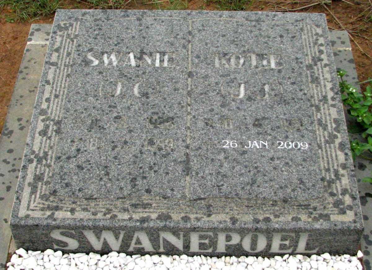 SWANEPOEL J.C. 1908-? &amp; J.J. -2009