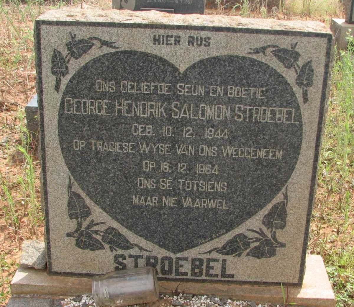 STROEBEL George Hendrik Salomon 1944-1964