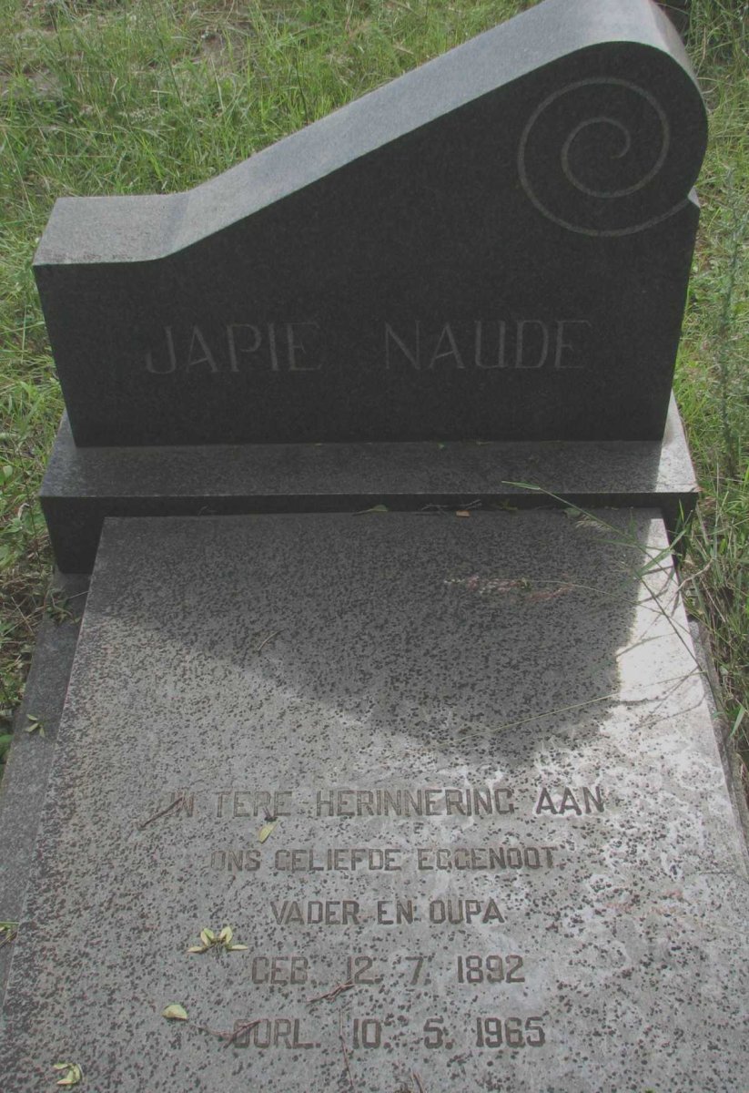 NAUDE Japie