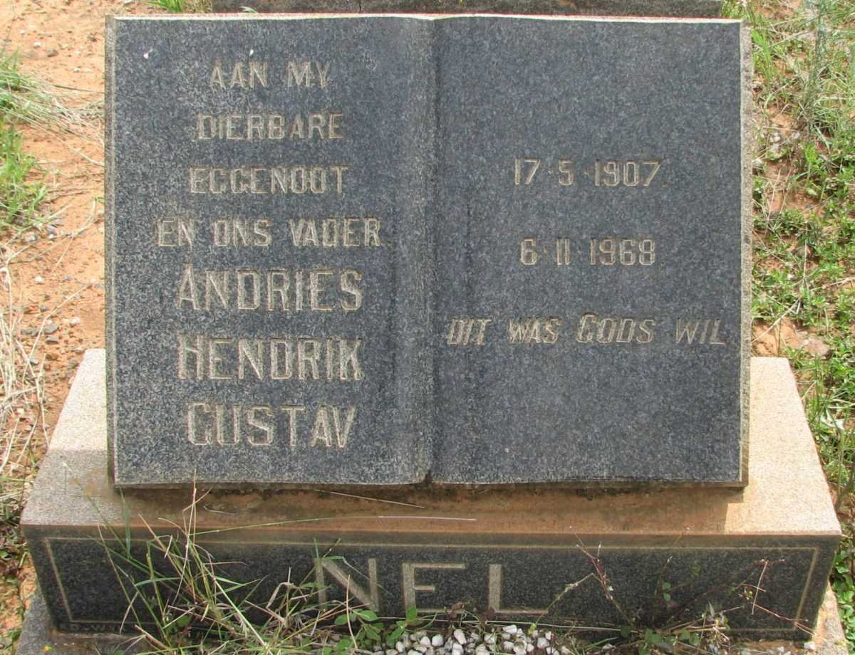 NEL Andries Hendrik Gustav 1907-1969