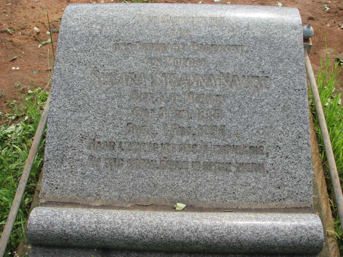 NAUDE Susara Susanna 1905-1985