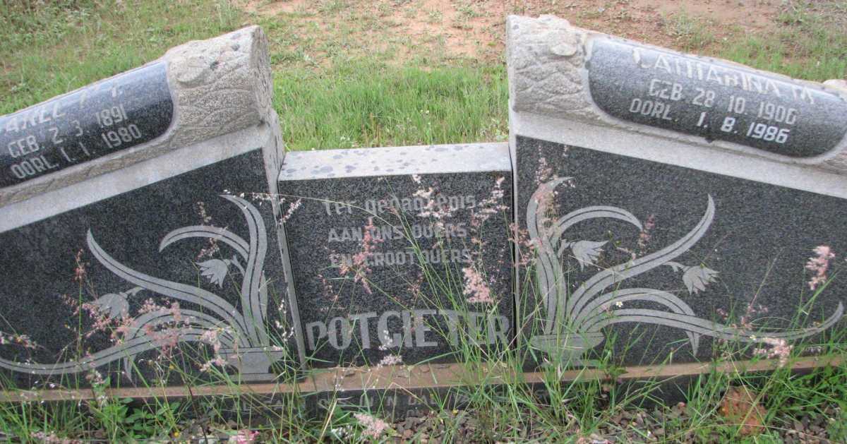 POTGIETER Sarel 1891-1980 &amp; Catharina 1906-1986