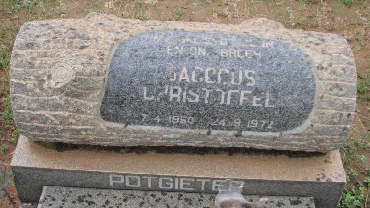 POTGIETER Jacobus Christoffel 1950-1972