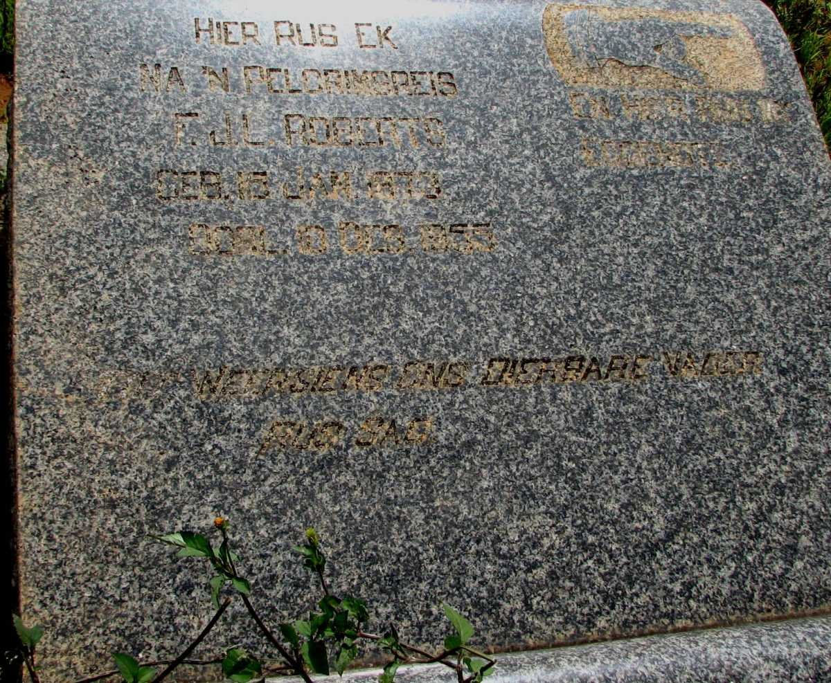 ROBERTS F.J.L. 1873-1955