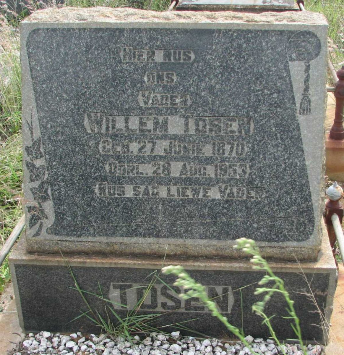 TOSEN Willem 1870-1953
