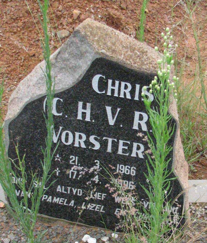 VORSTER C.H.V.R. 1966-1996