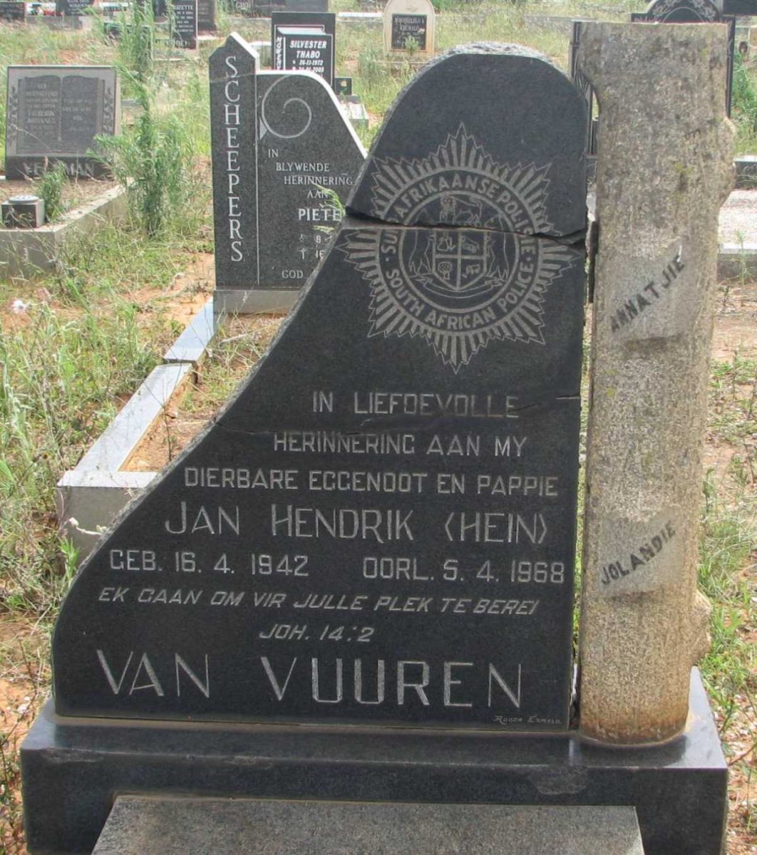 VUUREN Jan Hendrik, van 1942-1968