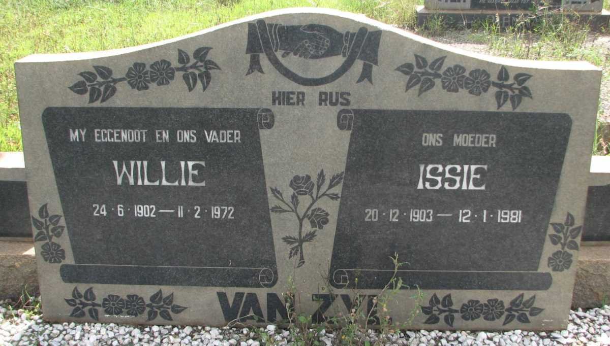 ZYL Willie, van 1902-1972 &amp; Issie 1903-1981