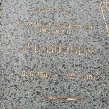 GOOSEN J.C. 1894-1974